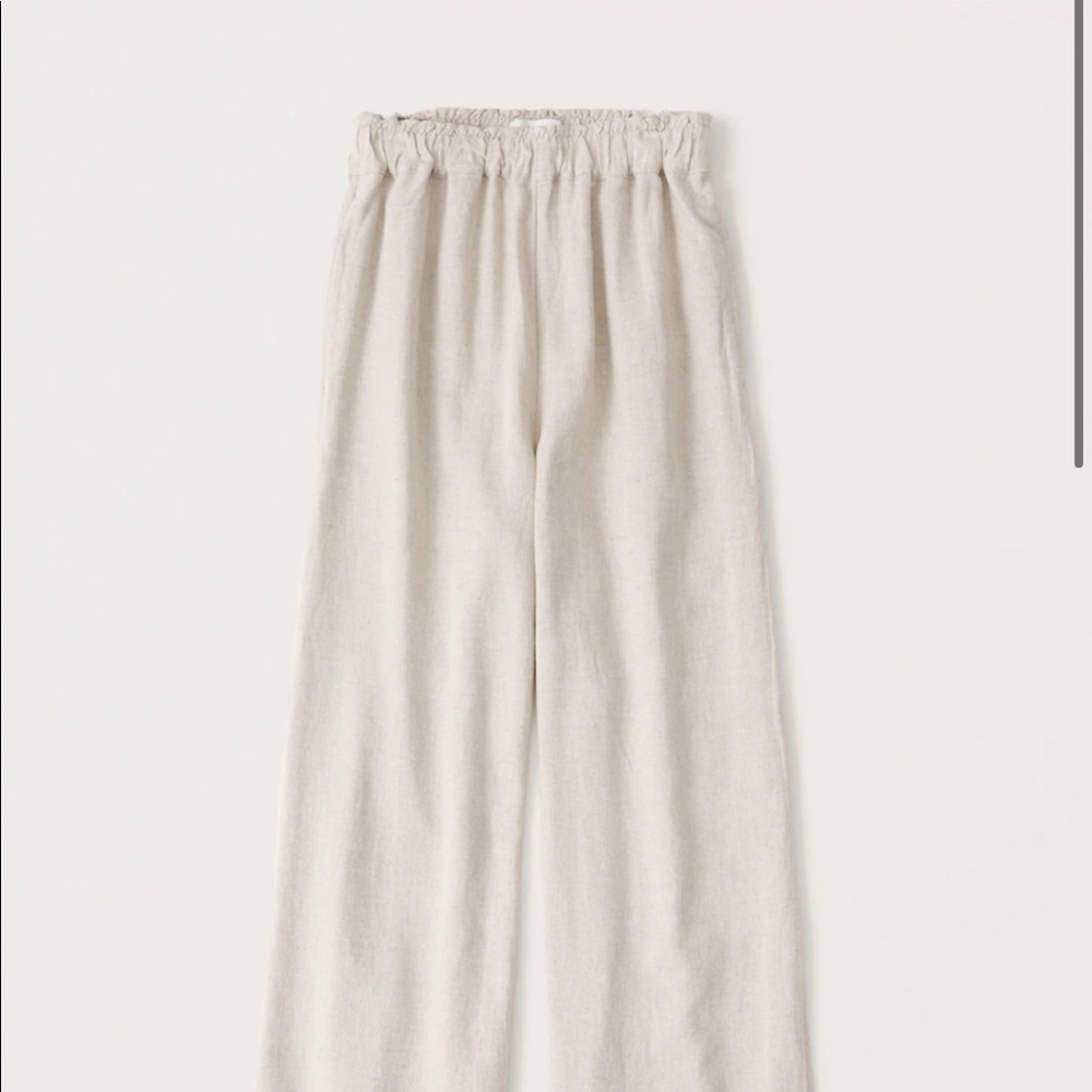 Abercrombie Cropped Wide Leg Pants XS SHORT